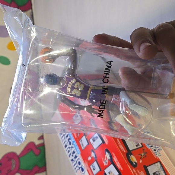 Vintage 90s Magic Johnson Lakers Starting Line Up Figure Headline Collection - Picture 11 of 14